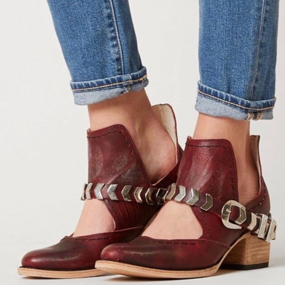 Freebird by Steven Shoes - FREEBIRD by Steven Blade Western Oxblood Bootie